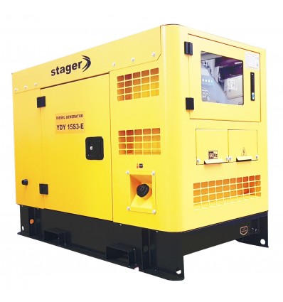 Generator de curent insonorizat Stager YDY15S3-E trifazat